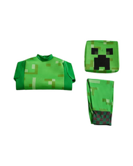 Kids Minecraft Creeper Costume Set